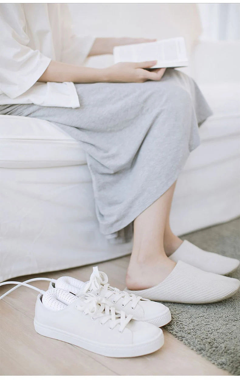 Say goodbye to embarrassment!  Keep your shoes dry and odor-free with our UV shoe dryer and deodorizer, the ultimate solution to foot odor!