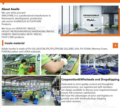 Krolik gel orthopedic insoles for orthopedic sneakers