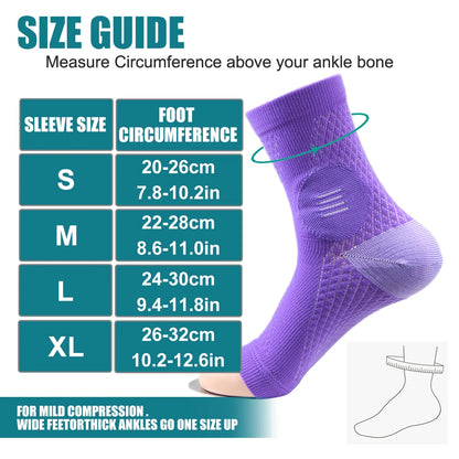 Specific Socks for Diabetics, Peripheral Neuritis Therapy, Compression for Ankle Gout, Nerve Pain