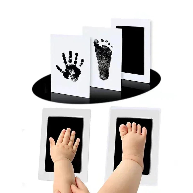 Forever Preserve Your Baby's Touch of Love: Handprint Photo Frame Kit – No Ink, No Mess, Just Lasting Memories!