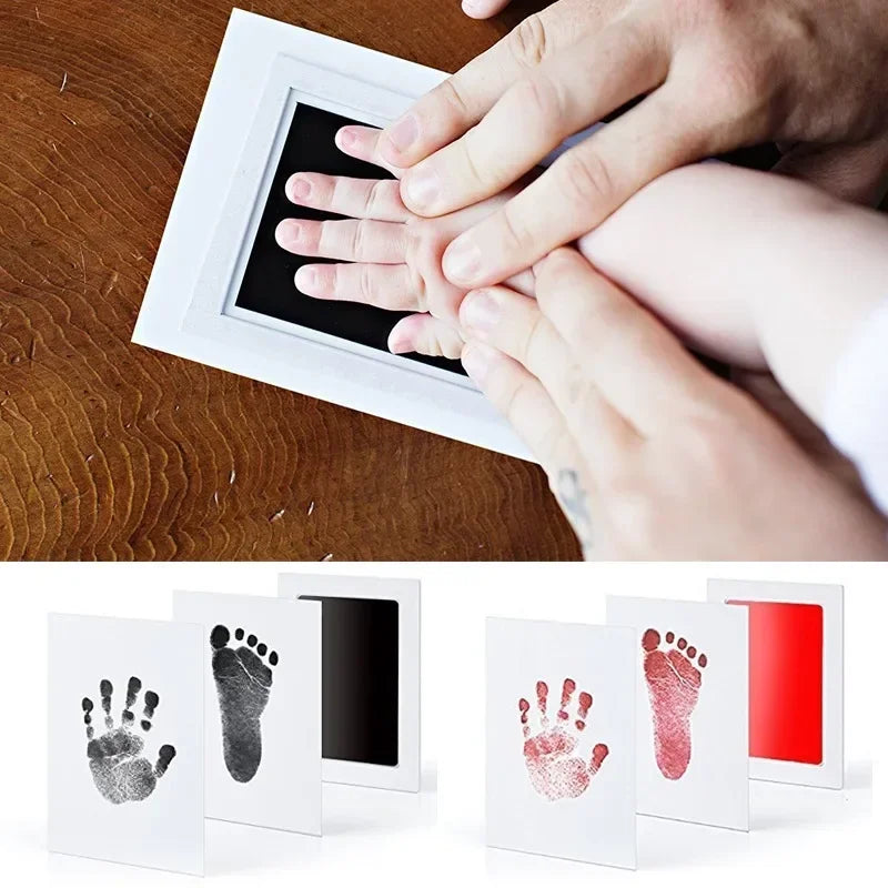 Forever Preserve Your Baby's Touch of Love: Handprint Photo Frame Kit – No Ink, No Mess, Just Lasting Memories!