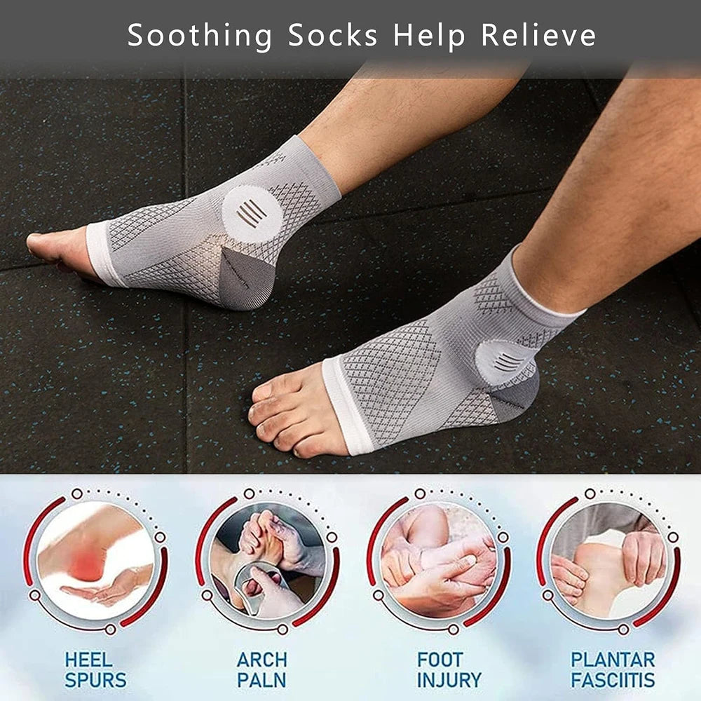 Specific Socks for Diabetics, Peripheral Neuritis Therapy, Compression for Ankle Gout, Nerve Pain