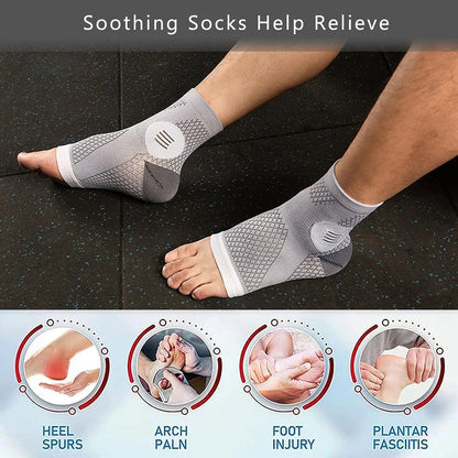 Specific Socks for Diabetics, Peripheral Neuritis Therapy, Compression for Ankle Gout, Nerve Pain