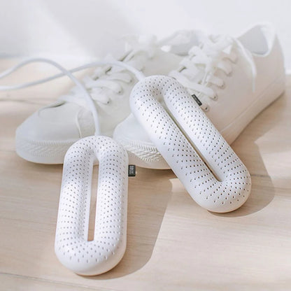 Say goodbye to embarrassment!  Keep your shoes dry and odor-free with our UV shoe dryer and deodorizer, the ultimate solution to foot odor!