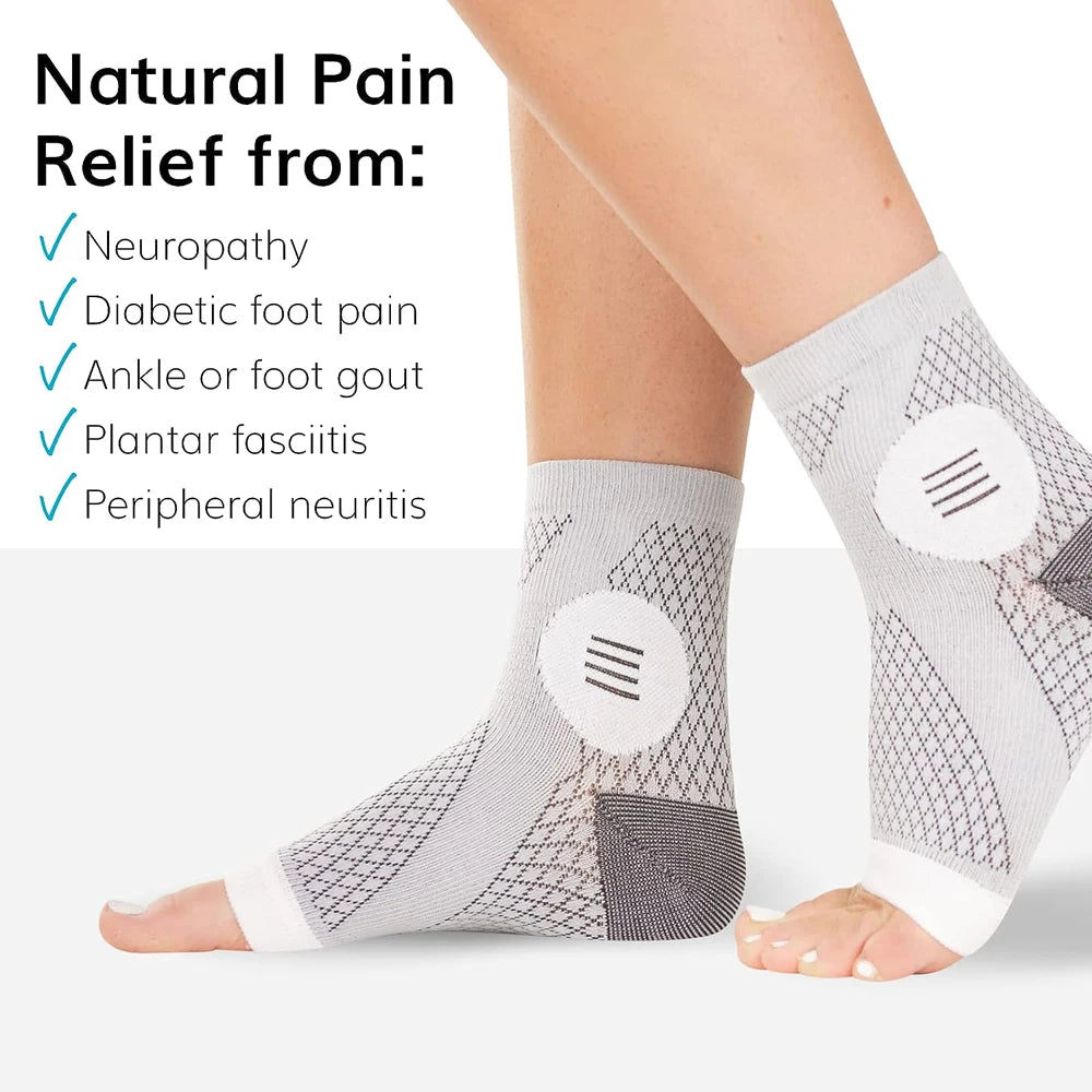 Specific Socks for Diabetics, Peripheral Neuritis Therapy, Compression for Ankle Gout, Nerve Pain